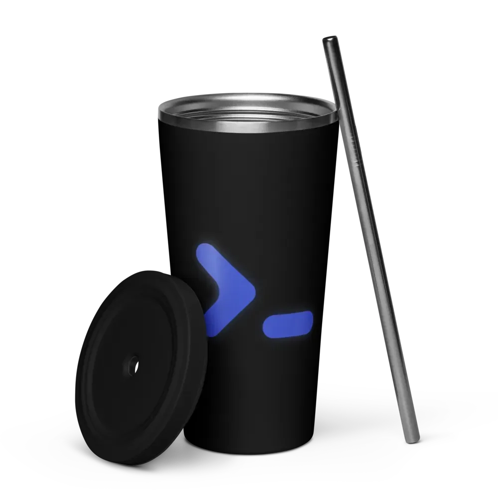Insulated Tumbler with a Straw product image (5)