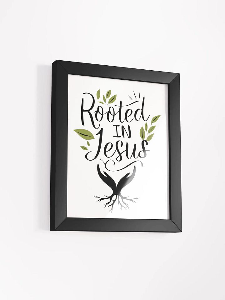 Rooted In Jesus Inspirational Wall Art product image (2)