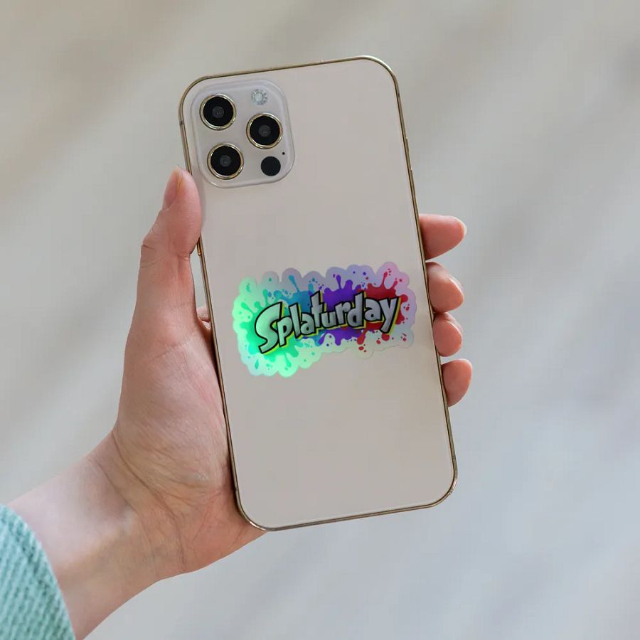 SPLATURDAY holo sticker! product image (6)