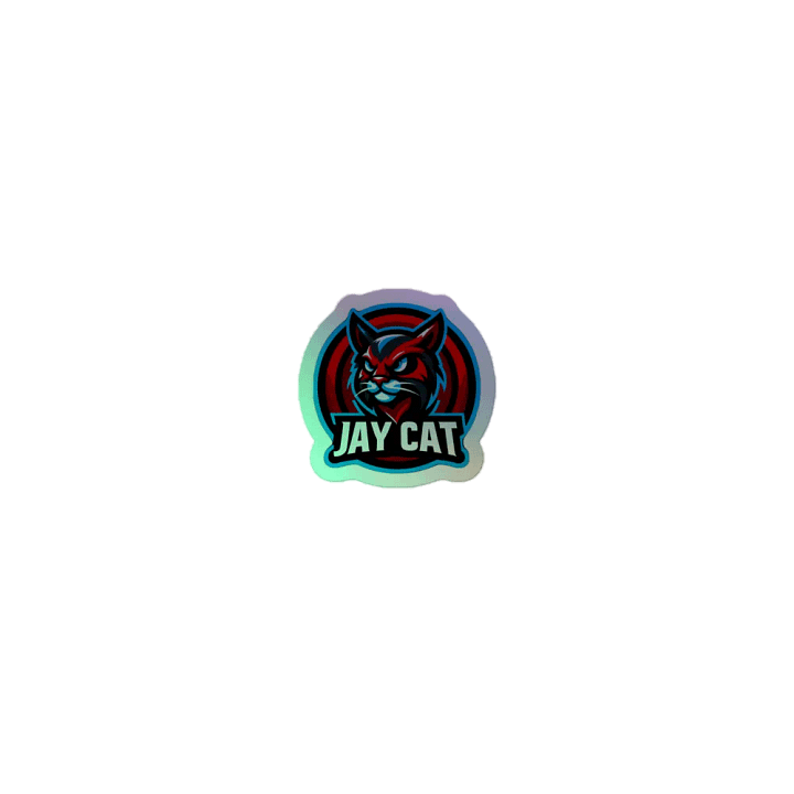 Holographic JayCat Sticker product image (1)