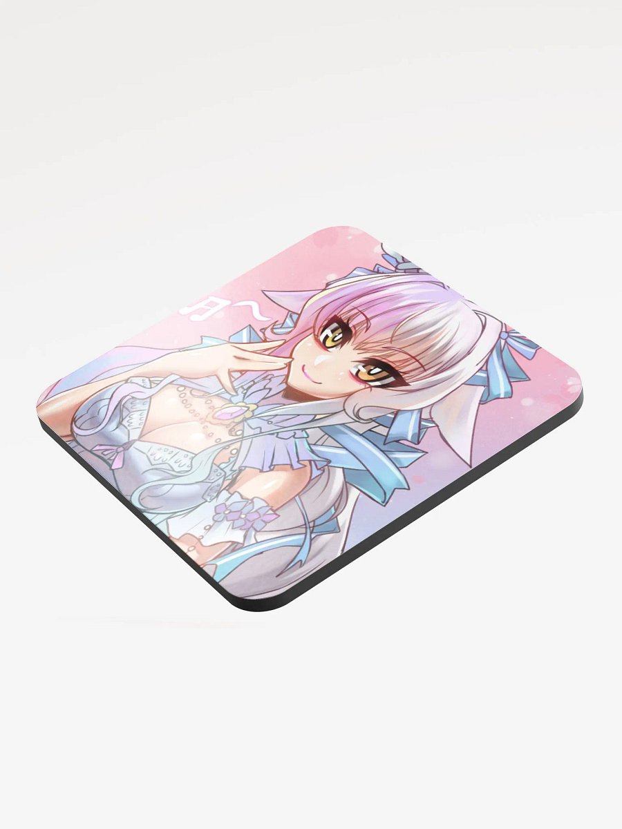 Fok Idol Pastel Anime Style Glossed Cork Coaster product image (3)