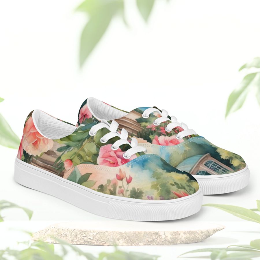 The Lost Garden of Heligan All Over Print Canvas Shoes product image (7)