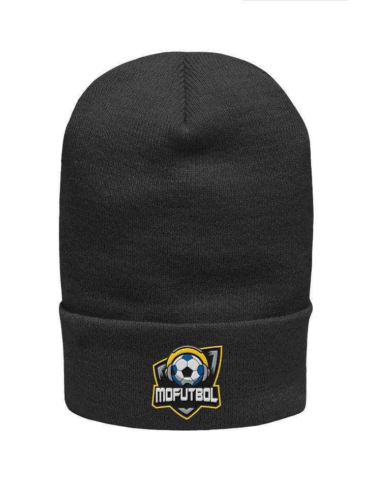 MOFUTBOL Soccer Ball Headphone Logo Beanie product image (1)