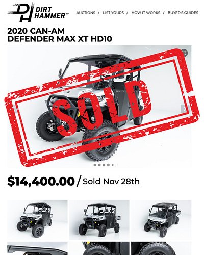 THANK YOU DirtHammer user Harrison1 who helped us raise $14,400 for Freedom Youth Foundation! Way to start the season of givi...