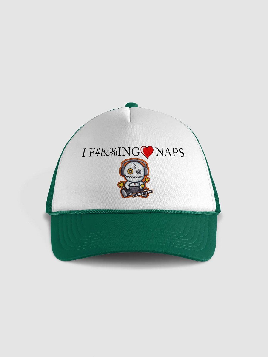 I F#&%ING <3 NAPS Coloured Trucker Hat product image (2)