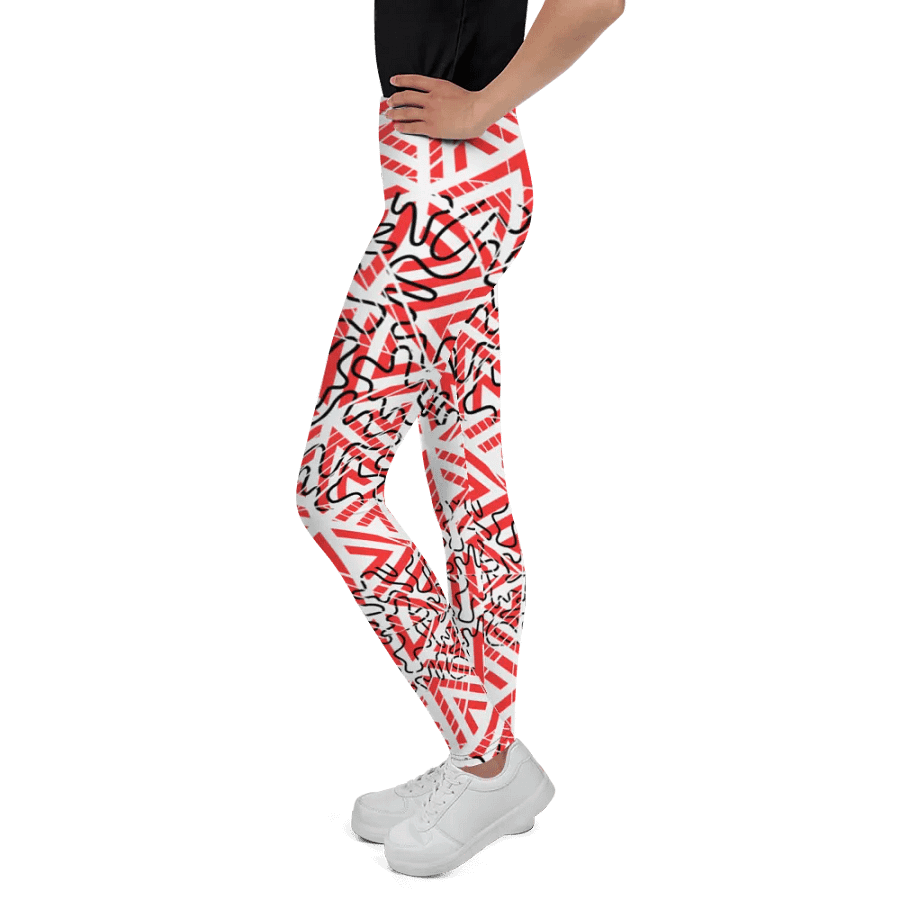 JoBeths' Signature Leggings 👖 White Web 🕸 Youth Design product image (4)