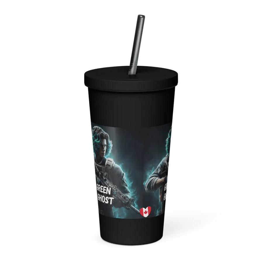 GREENGHOT- Stainless Steel cup with straw product image (4)