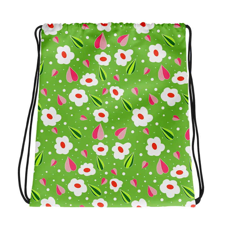 Blossom Burst Drawstring Backpack product image (1)