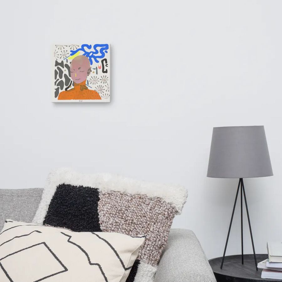 Elven Peace Square Canvas Print product image (9)