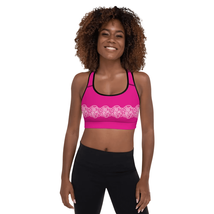 Lace Pink Premium Sportswear Pink Padded Sports product image (5)