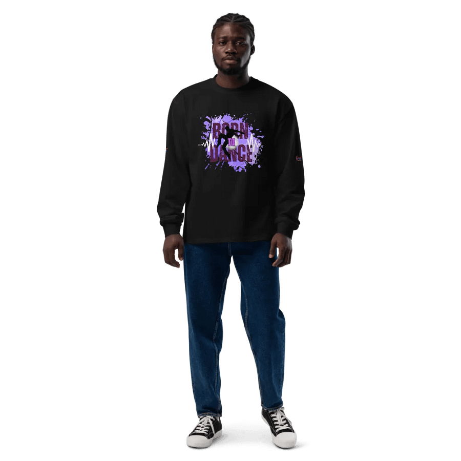 Born to Dance His Silhouette Unisex Long Sleeve Shirt product image (3)