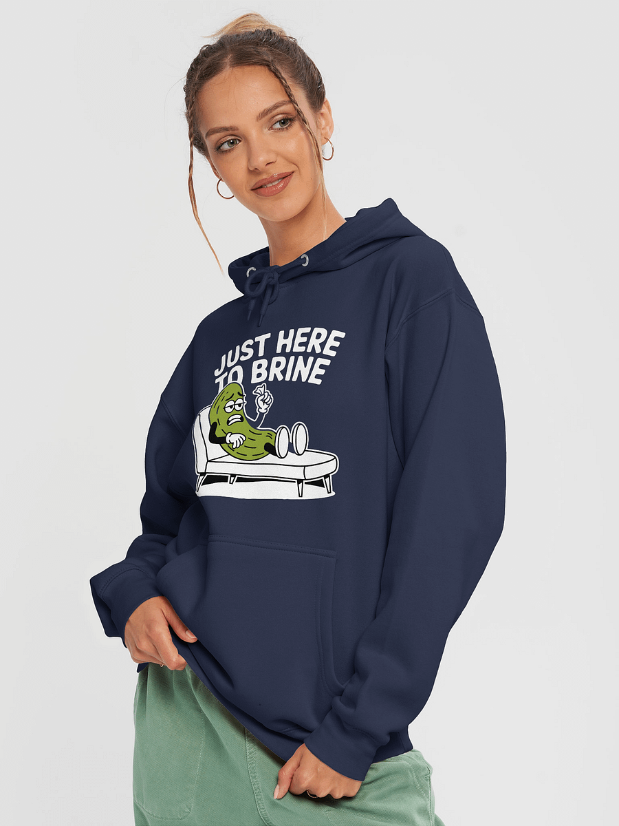 Just Here To Brine – Sad Pickle Therapy Session Premium Hoodie product image (11)