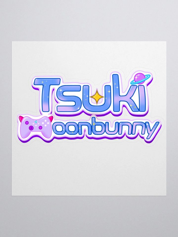 Tsuki the Moon Bunny Logo Sticker (2nd Gen) product image (1)