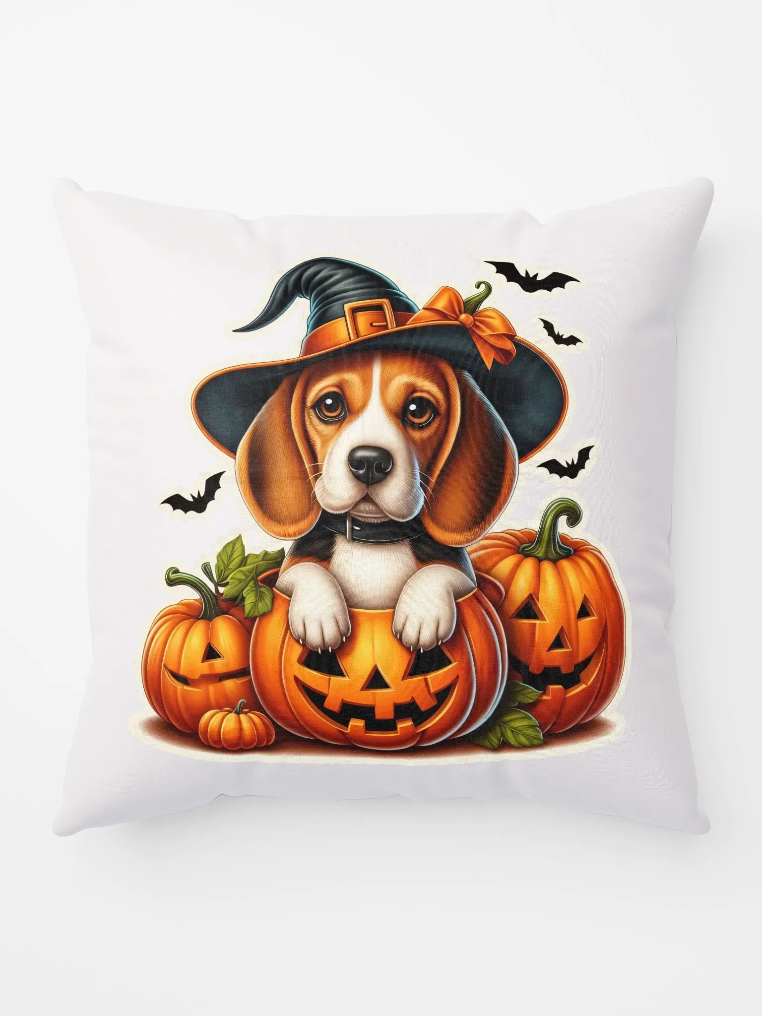 Halloween Pumpkin Beagle - Pillow product image (5)