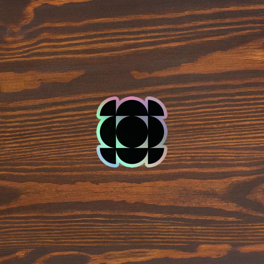 BTC! Logo Holographic Sticker product image (3)