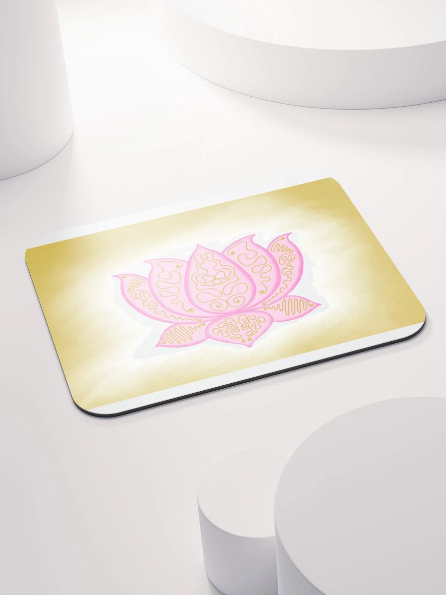 Golden Lotus Mouse Pad product image (4)