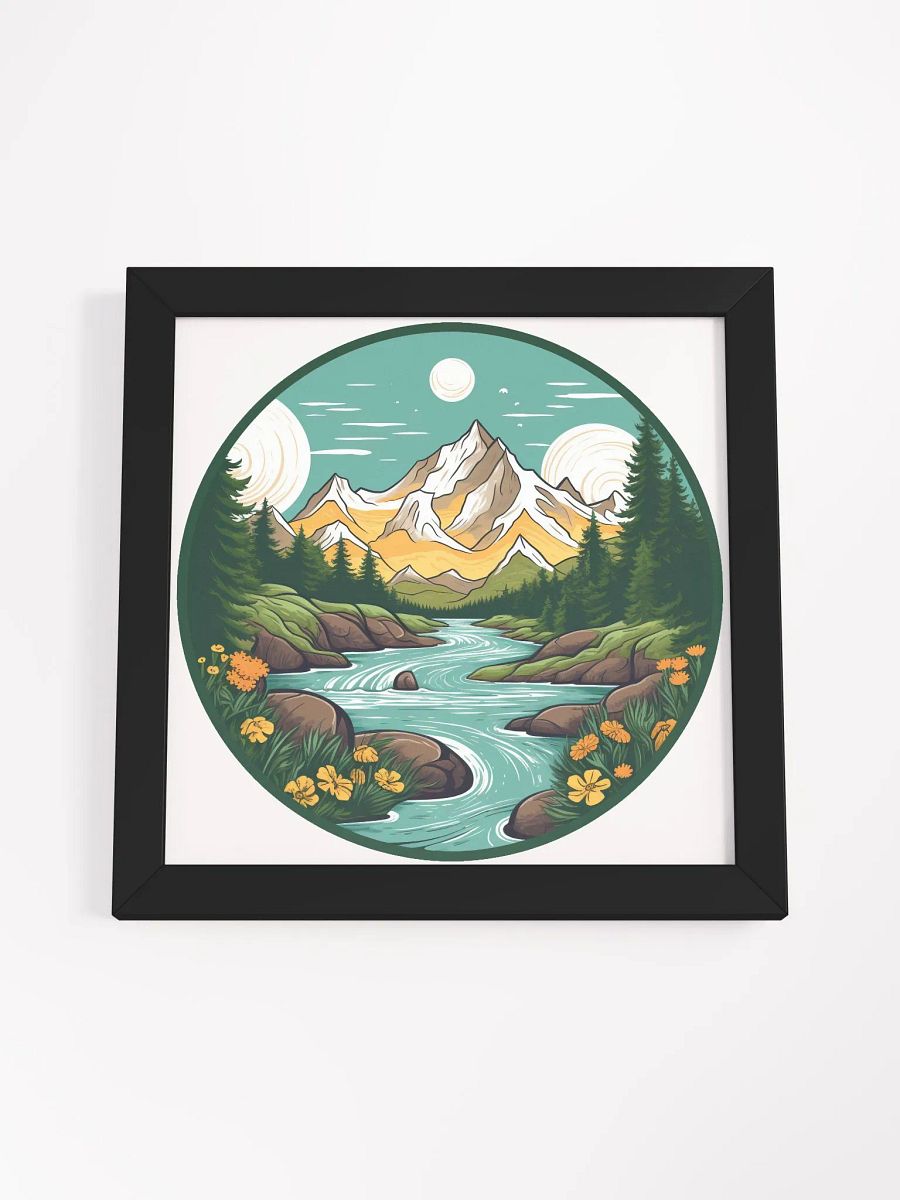 spring mountains framed print product image (4)
