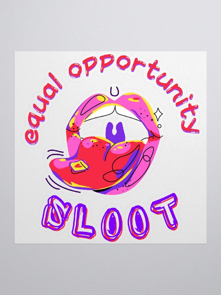 Equal Opportunity SLOOT Tongue Sticker product image (2)