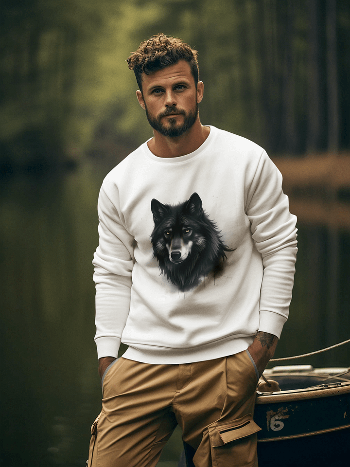 Wild Wolf Graphic Crewneck product image (1)