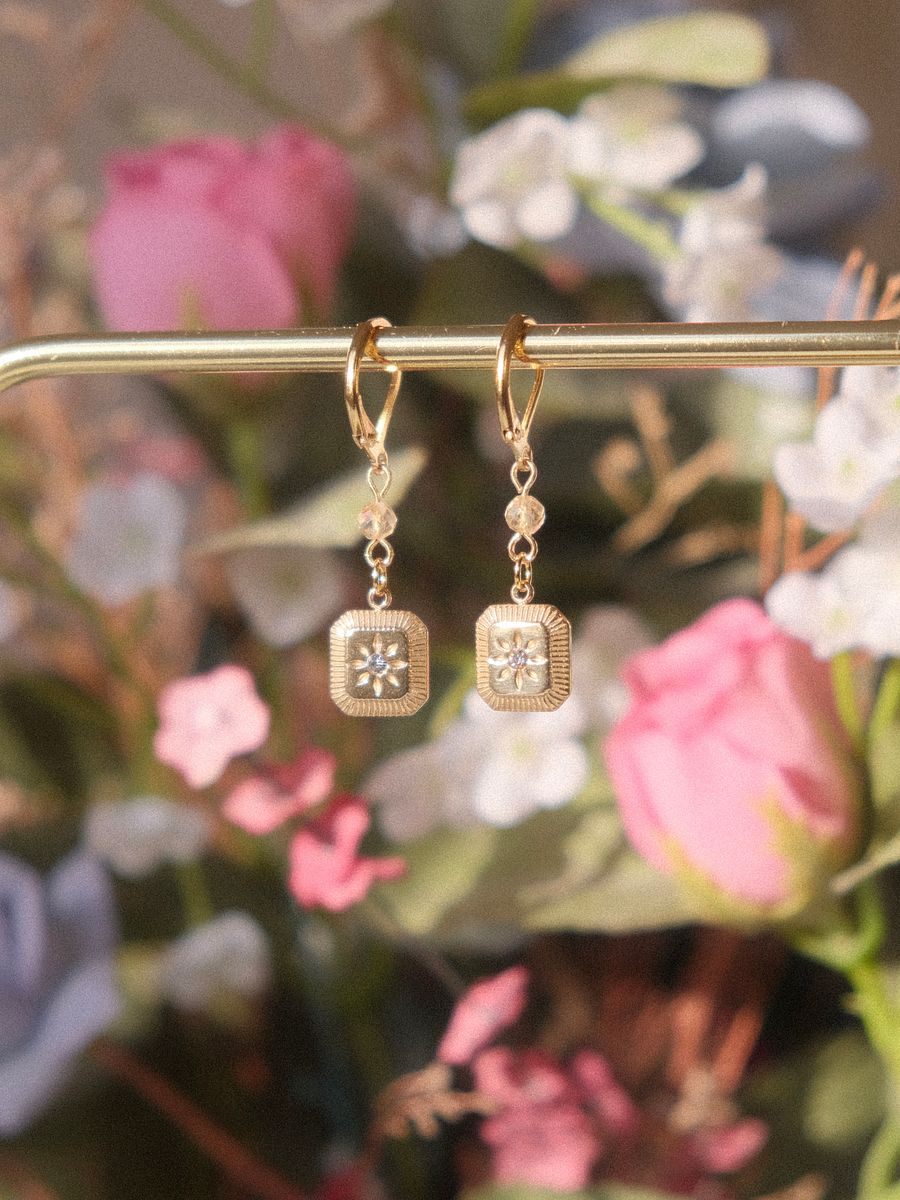 Rays of prosperity - Citrine earrings product image (3)