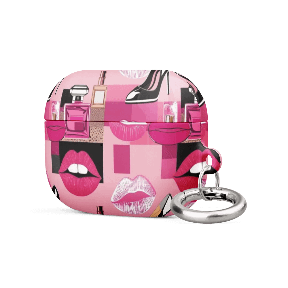 Chic Pink Grid AirPods® Case product image (2)