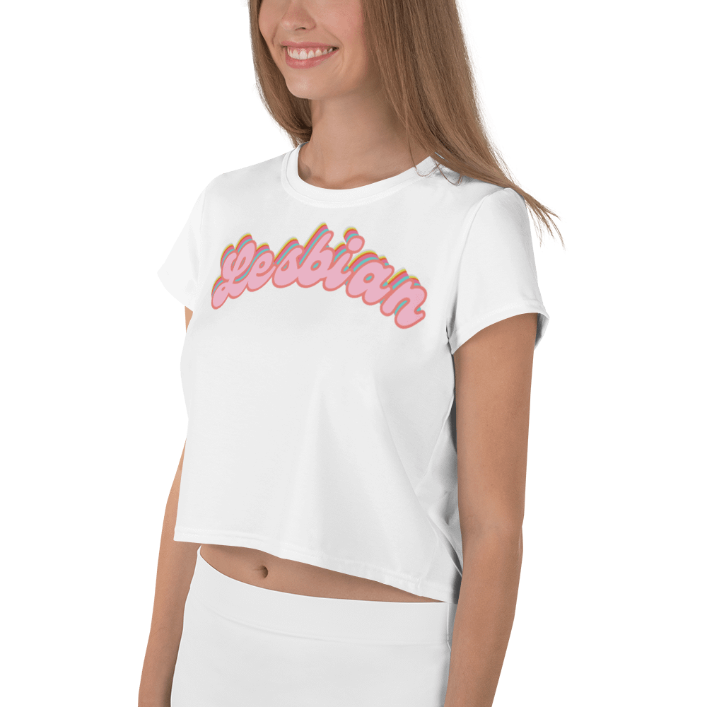 LGBTQIAP2S+ 2025, Curved Lesbian, Crop Top product image (4)