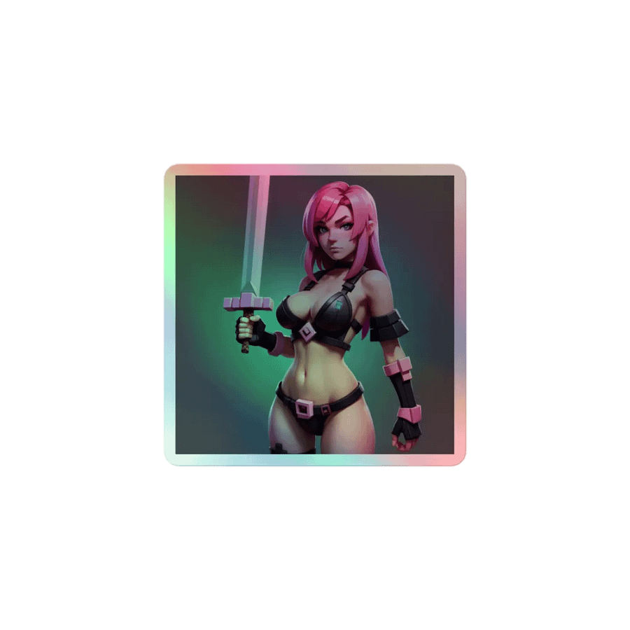 Holographic Warrior Princess Sticker Set product image (1)