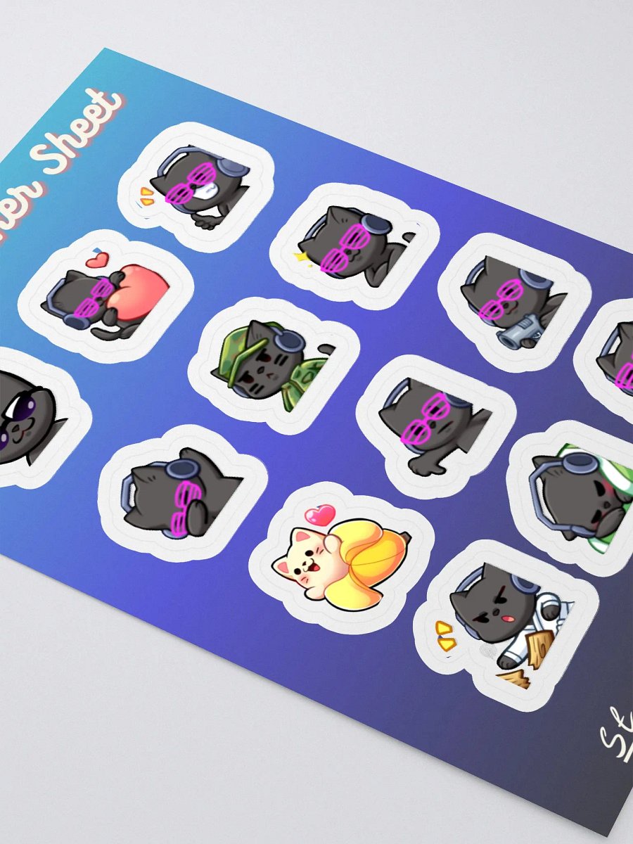 Emote Sticker Sheet #1 product image (3)