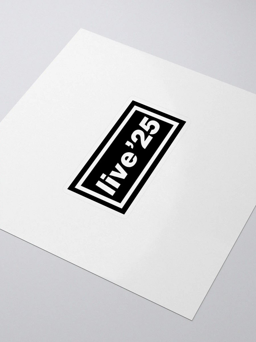 Live '25 Sticker product image (3)