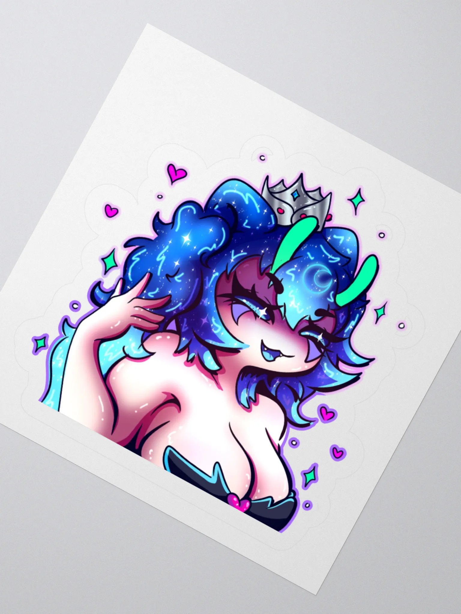 Princess Trashi smug sticker product image (7)