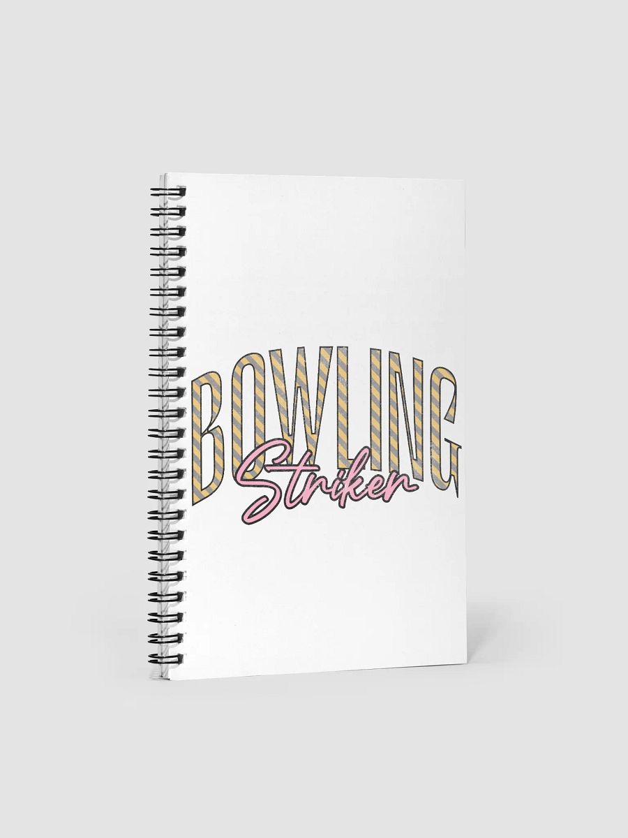 Bowling Striker Spiral Notebook product image (1)
