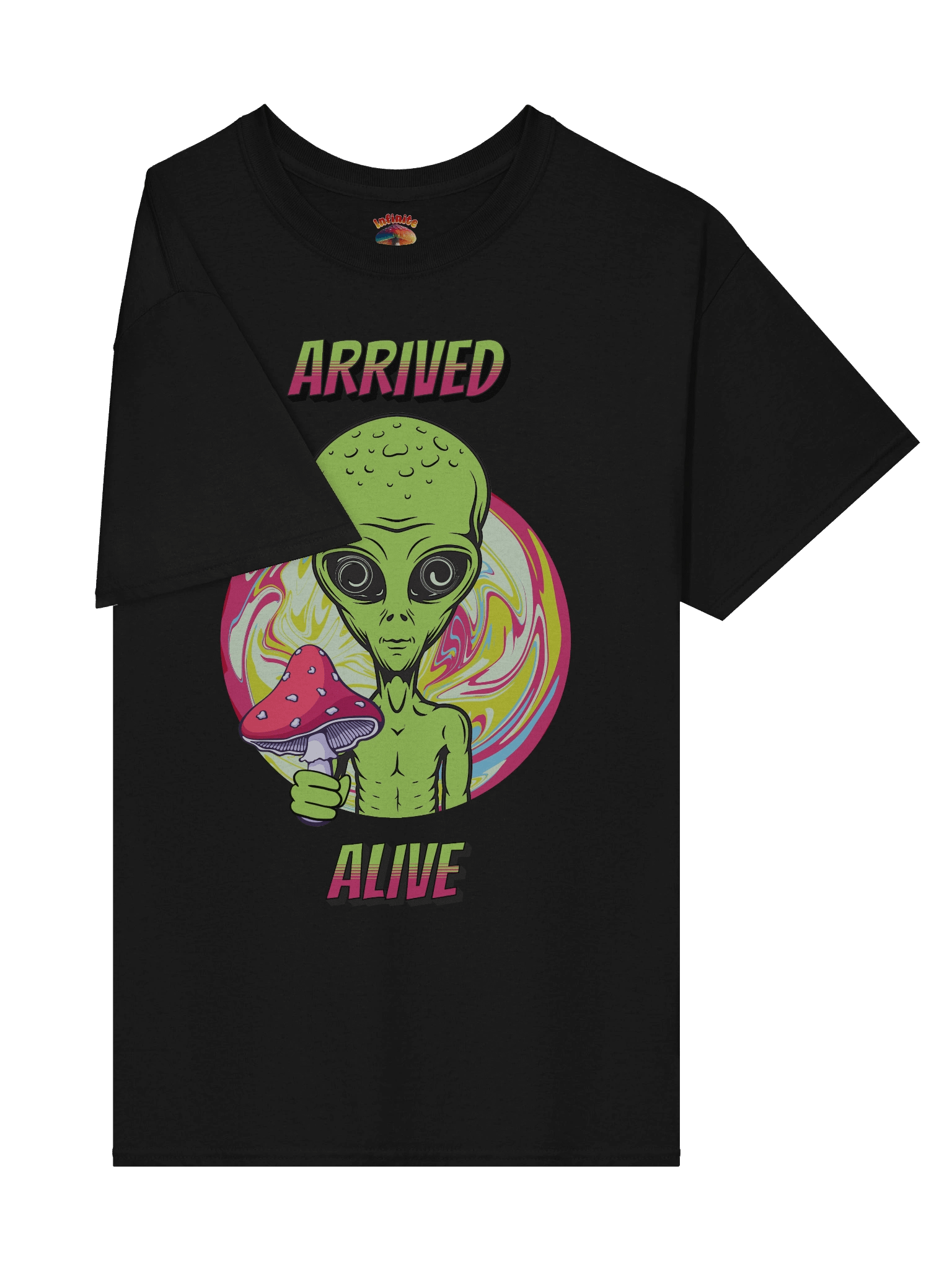 ARRIVED ALIVE ALIEN T-SHIRT product image (38)