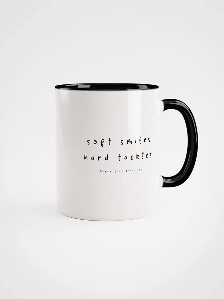 SOFT SMILES - HARD TACKLES Ceramic Mug product image (5)