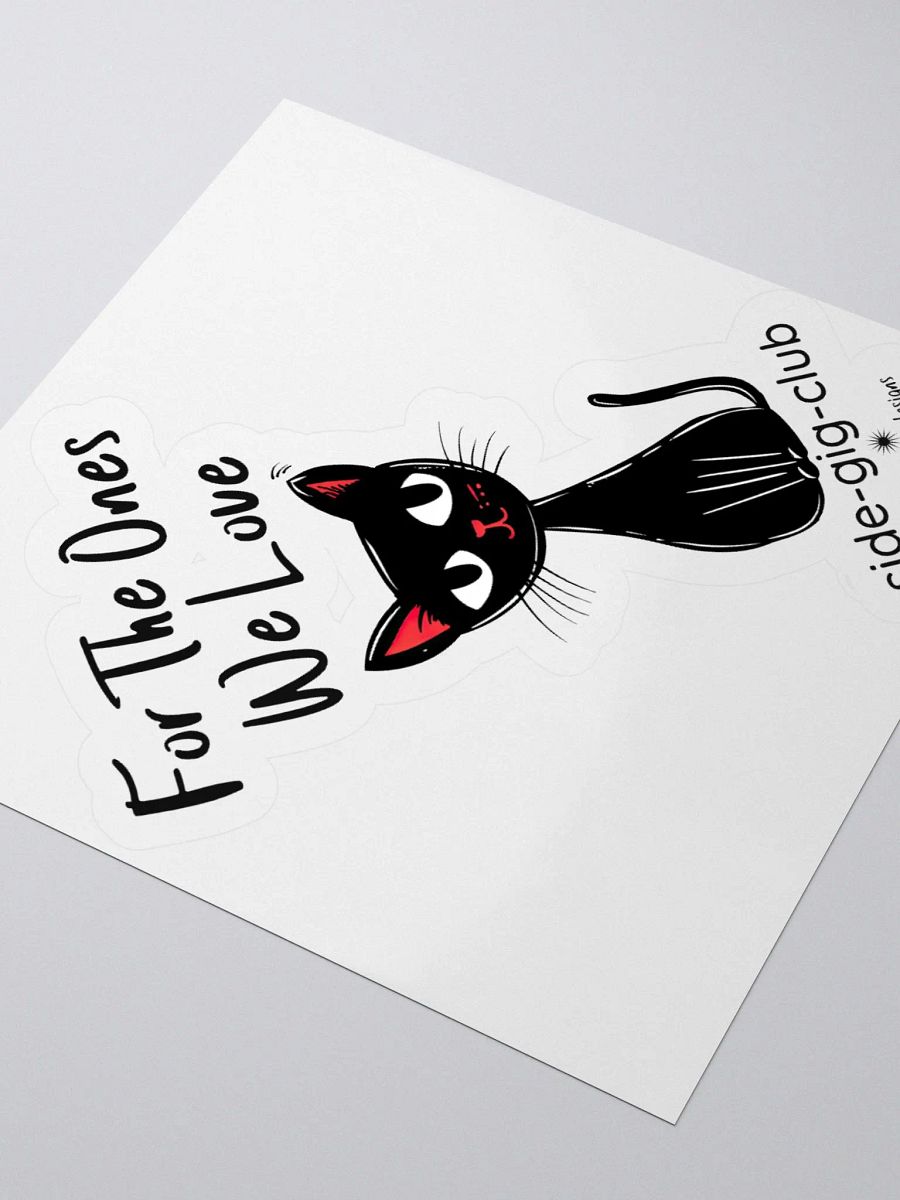 For the Ones We Love: Hustler's Cat Edition Kiss Cut Stickers product image (3)