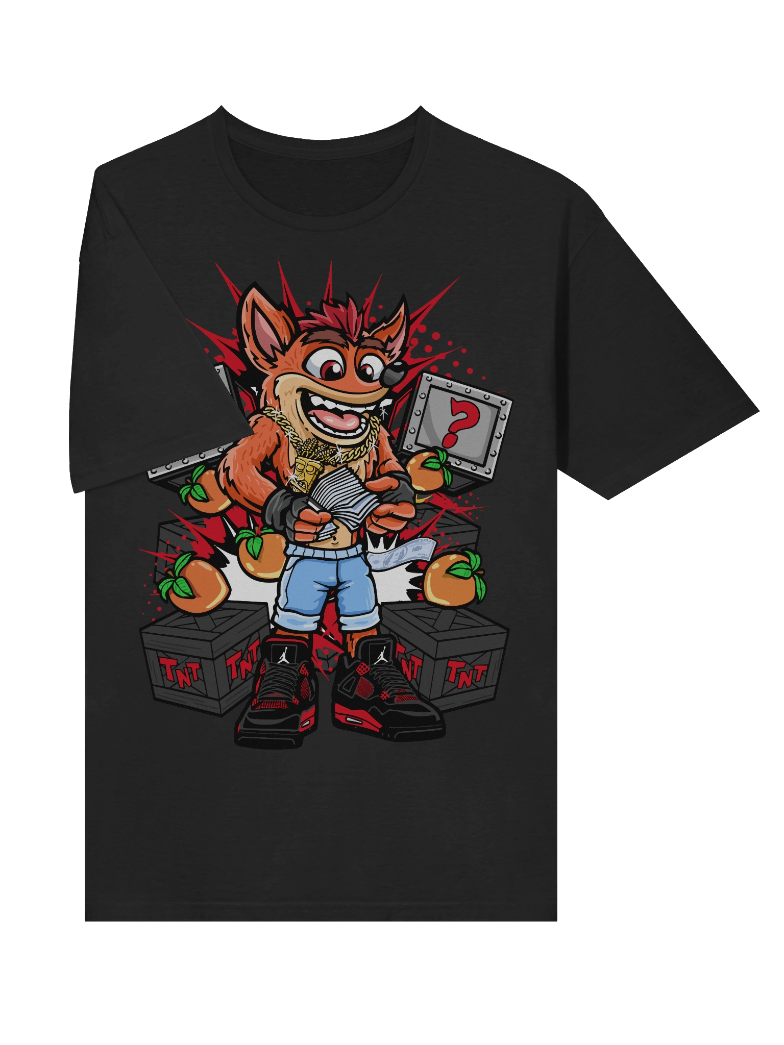 Crash Bandicoot – Street TNT Chaos – Gildan Softstyle T-Shirt product image (3)