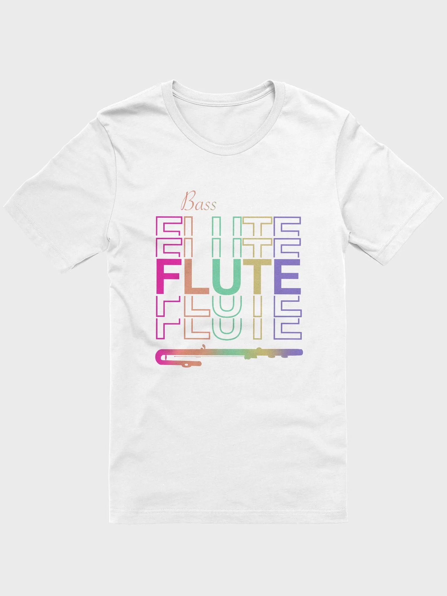 Symmetrical Flute Graphic T-Shirt - Bass - Unisex product image (1)