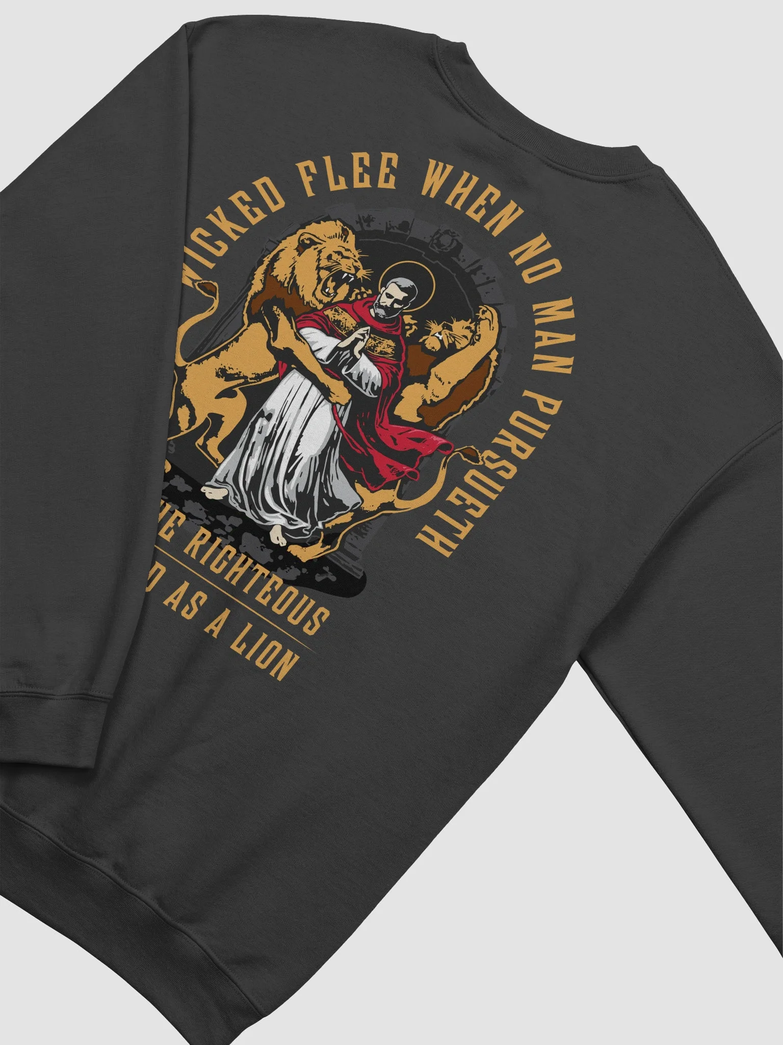 The rigtheous are BOLD as a LION - sweatshirt product image (1)