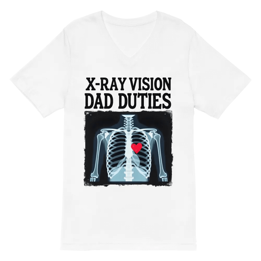 X-Ray Vision Dad Duties V-Neck Tee product image (2)