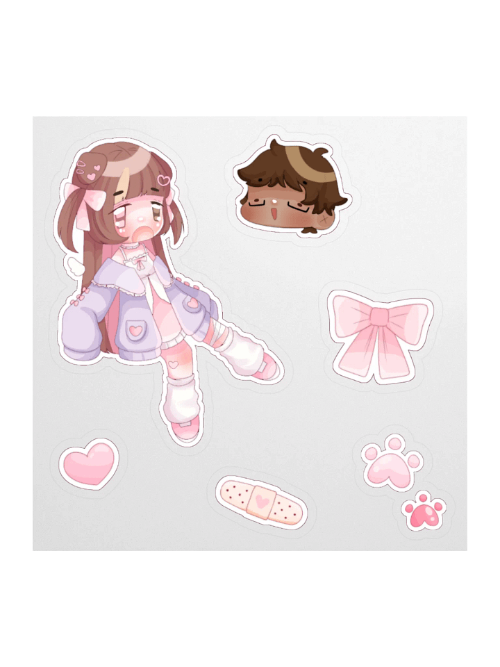 ♡ qhpuppi sticker sheet ♡ product image (1)