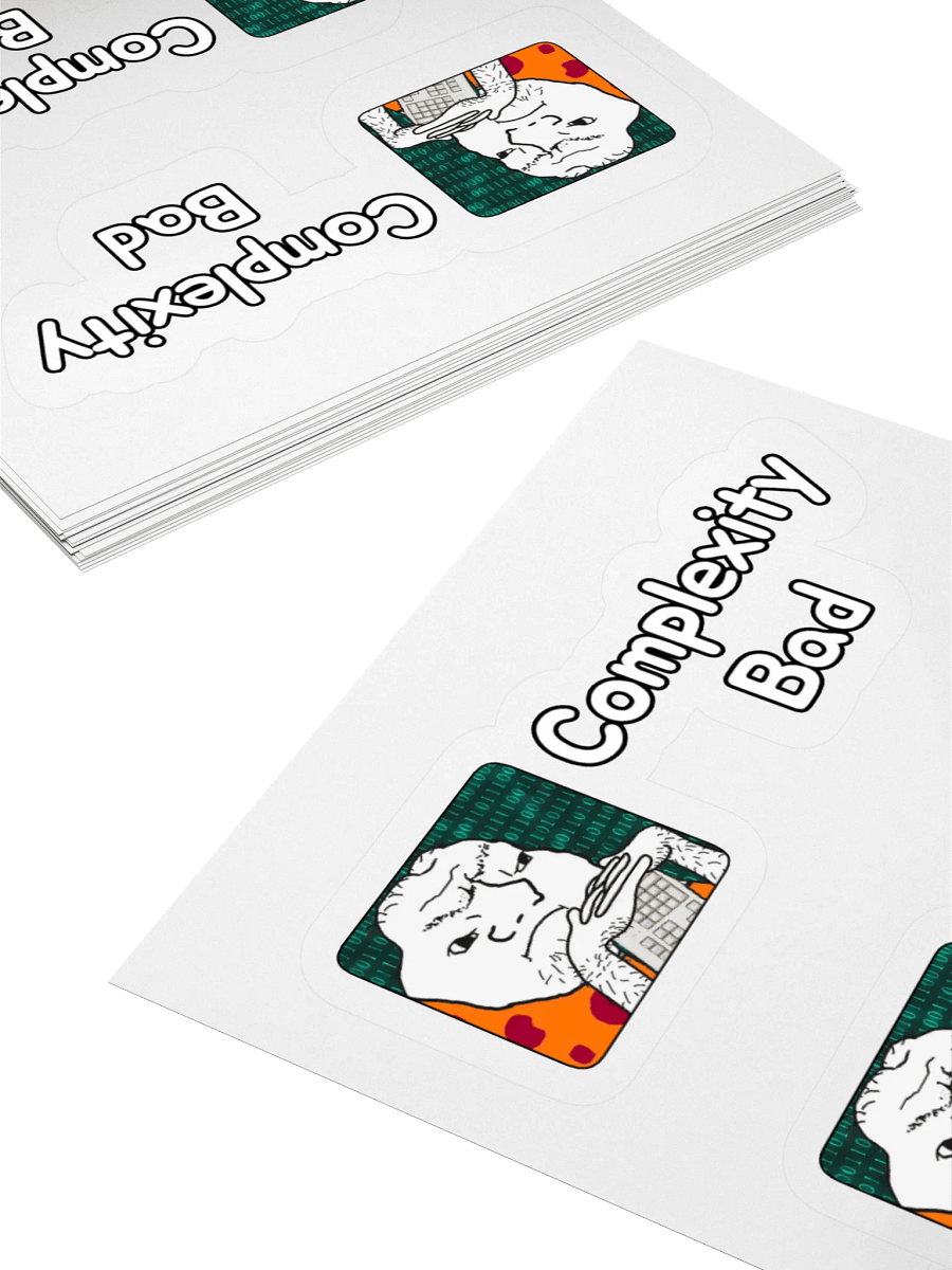 grug complexity bad sticker product image (4)