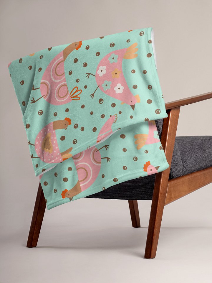 Pastel Chicken Blanket - Mint & Pink product image (2)
