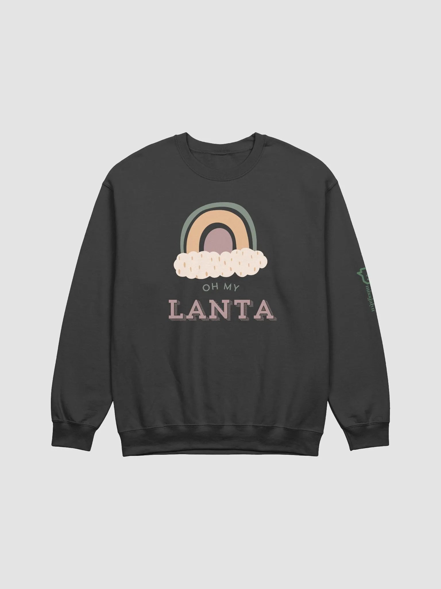 Oh My Lanta Rainbow Crewneck Sweatshirt w/ logo product image (1)