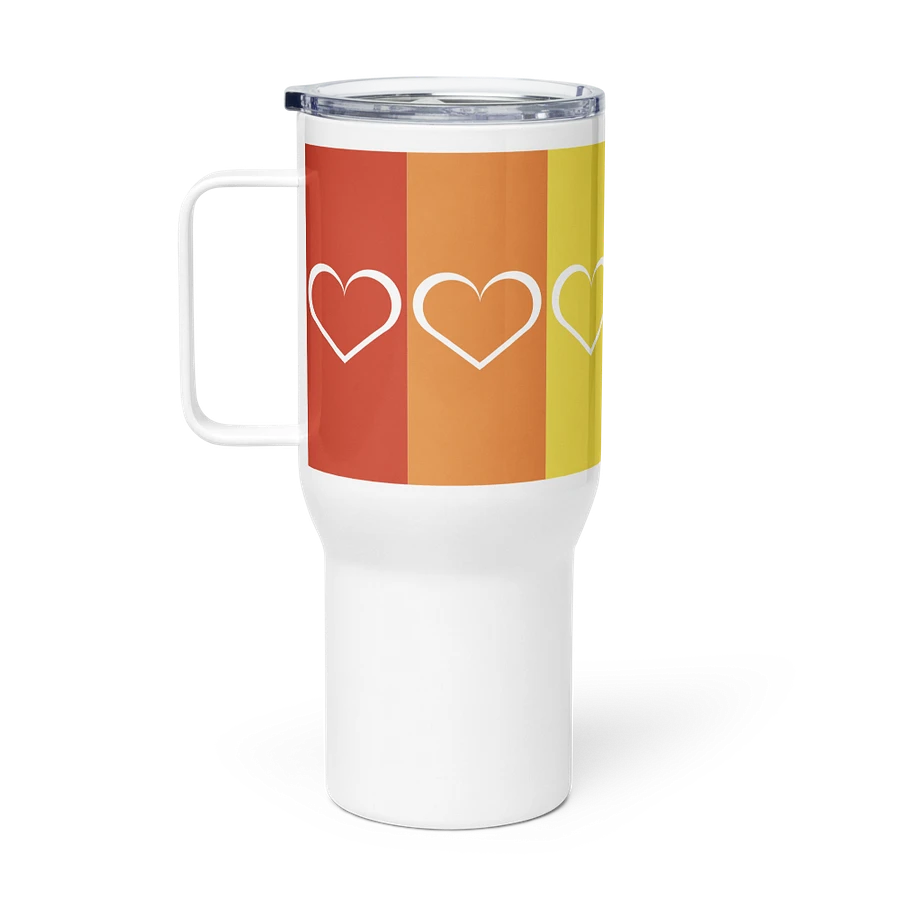 Rainbow Hearts - Travel Mug product image (1)