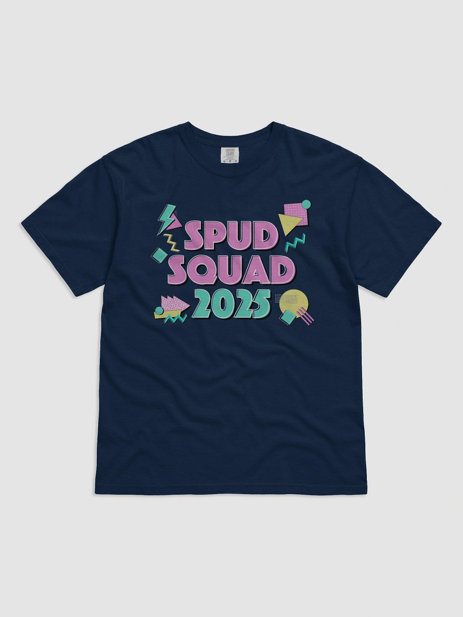 spud squad 2025 tee (light text) product image (1)
