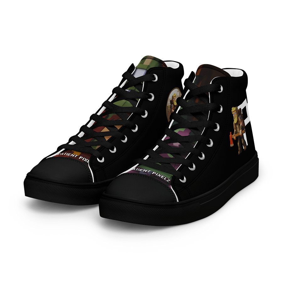 Patient PixelZ High Tops (Black Out) Womens product image (1)