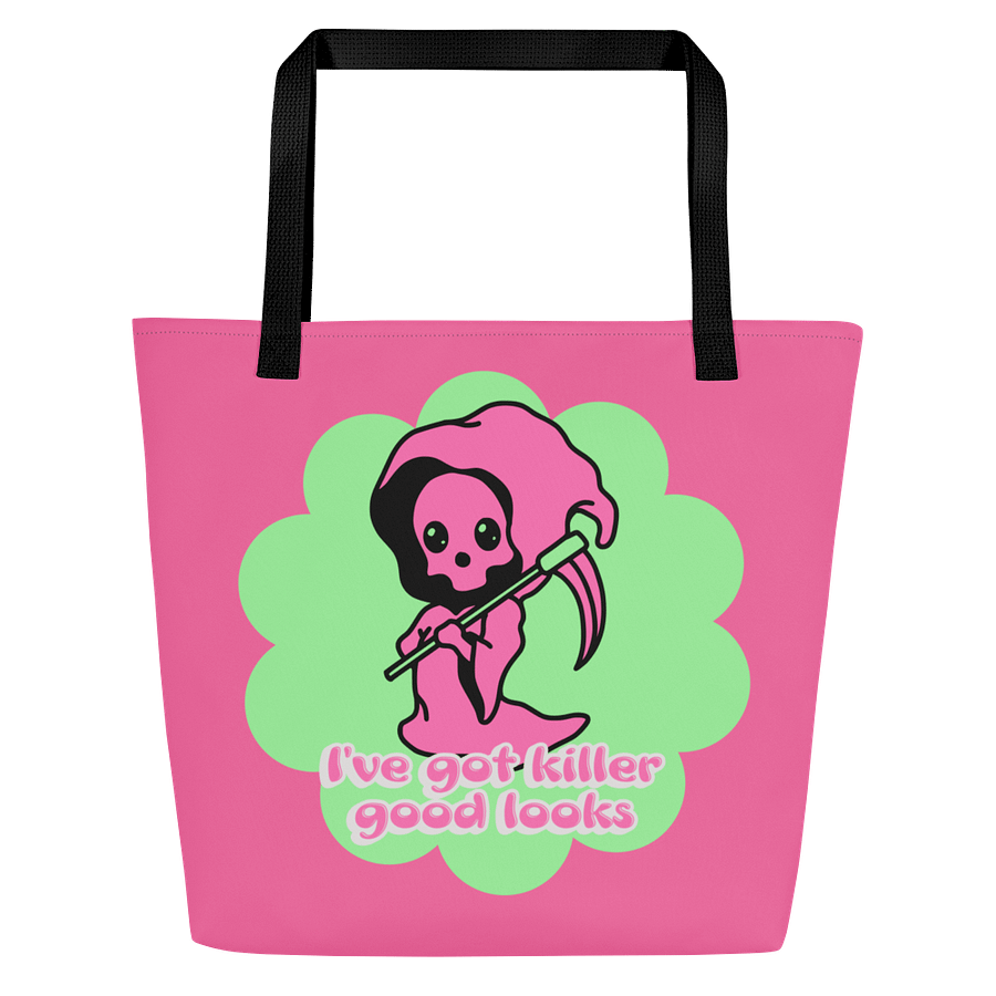 Cute Grim Reaper All-Over Tote Bag product image (2)