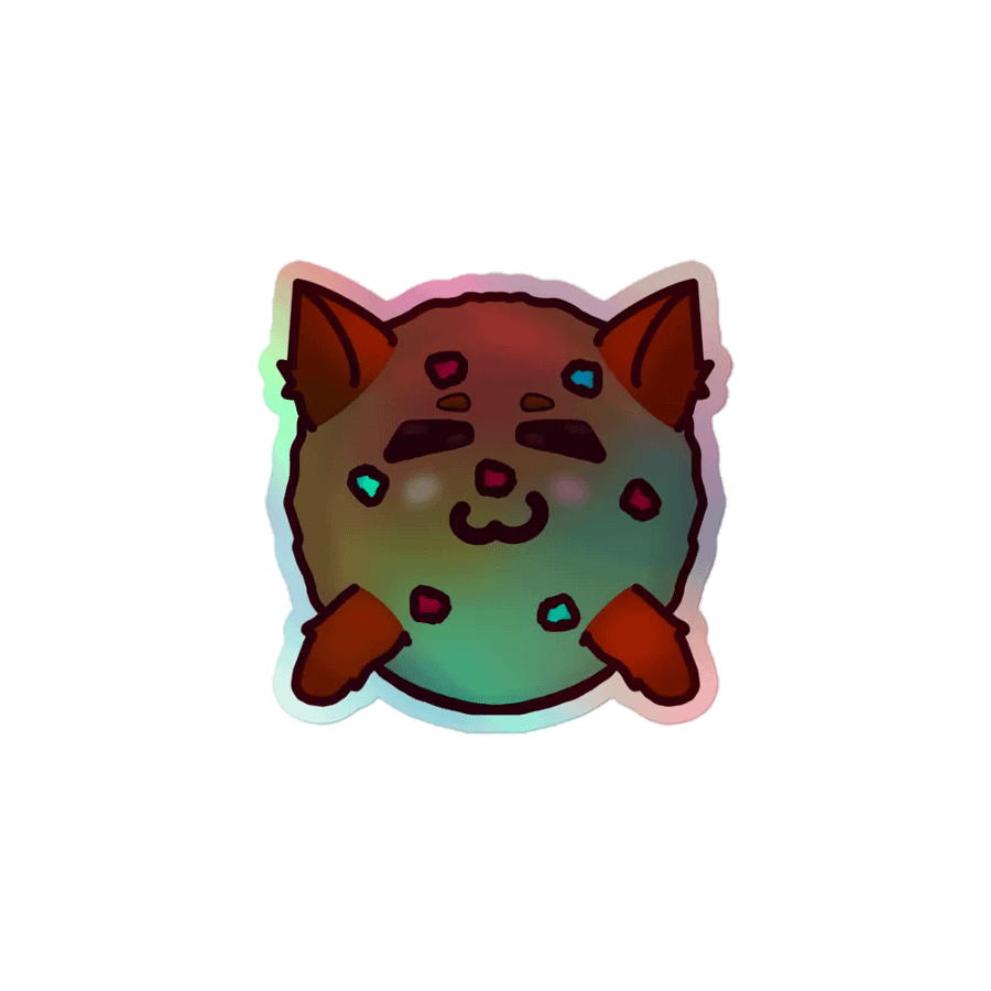Cookie bean (holographic sticker) product image (1)