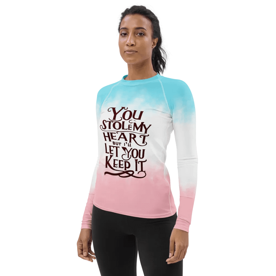 Valentine All-Over Print Women's Rash Guard product image (3)