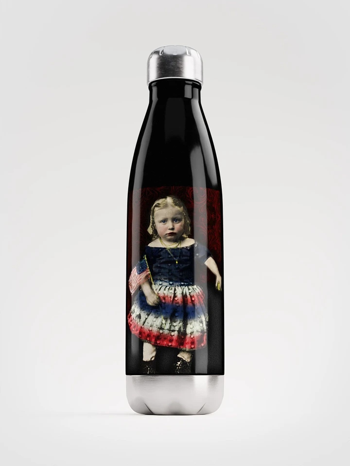 Civil War Girl With Flag Stainless Steel Waterbottle product image (1)