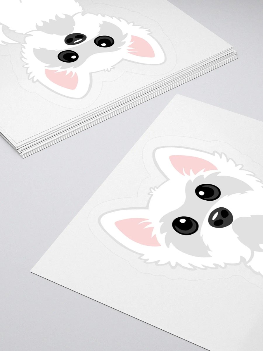 WEST HIGHLAND WHITE TERRIER (WESTIE) PUPPY STICKER product image (11)